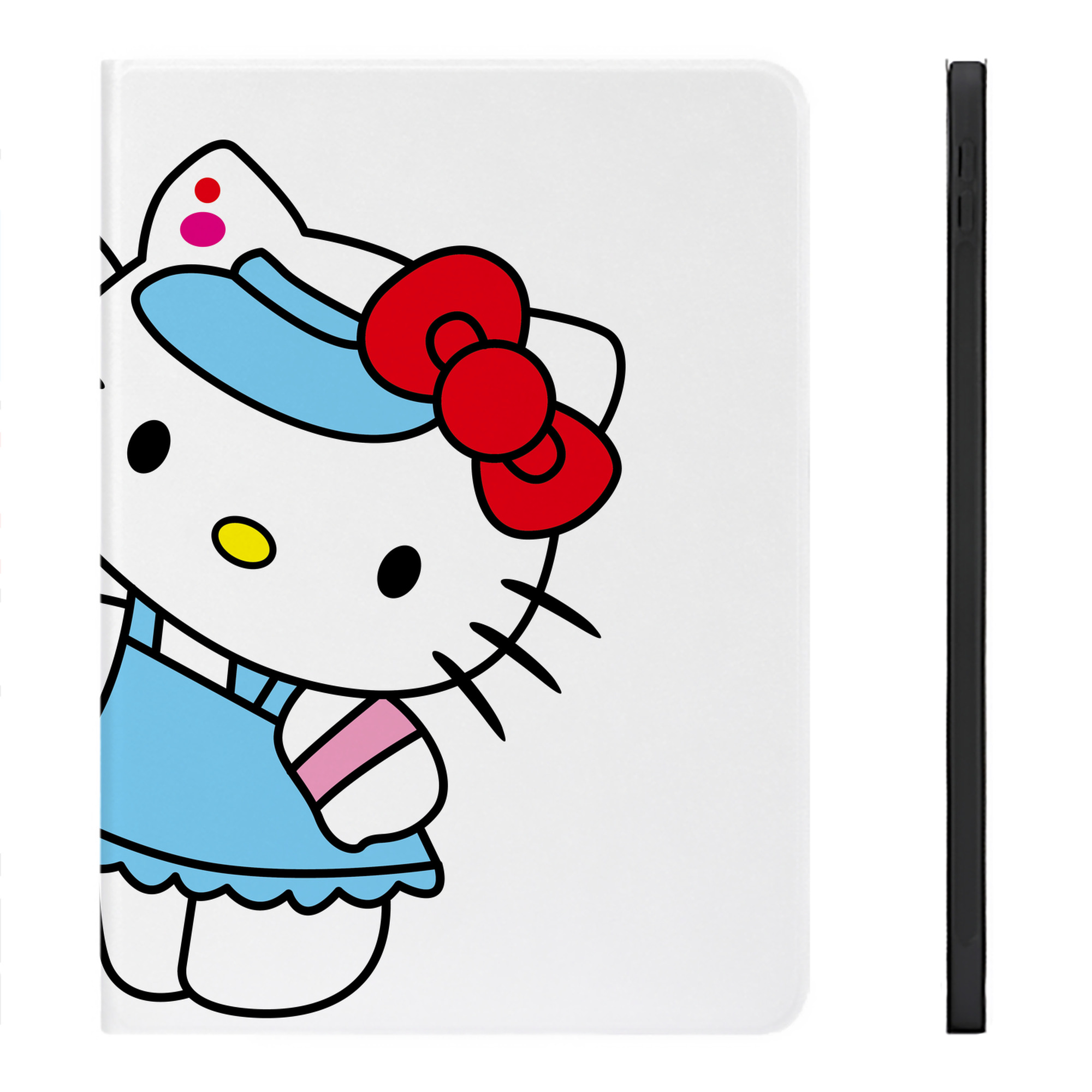 （画像用） Hello Kitty ハローキティ IPadケース ペンホルダー付き ブックスタイルデザイン